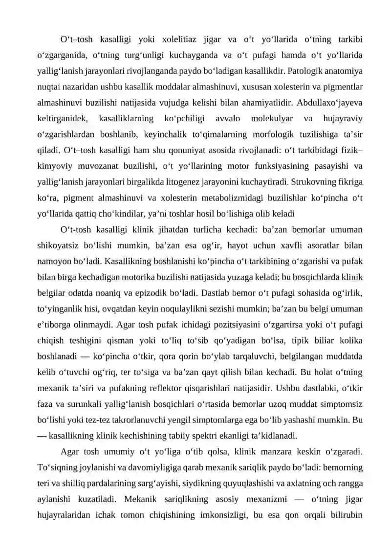 O‘t-tosh kasalliklari 2