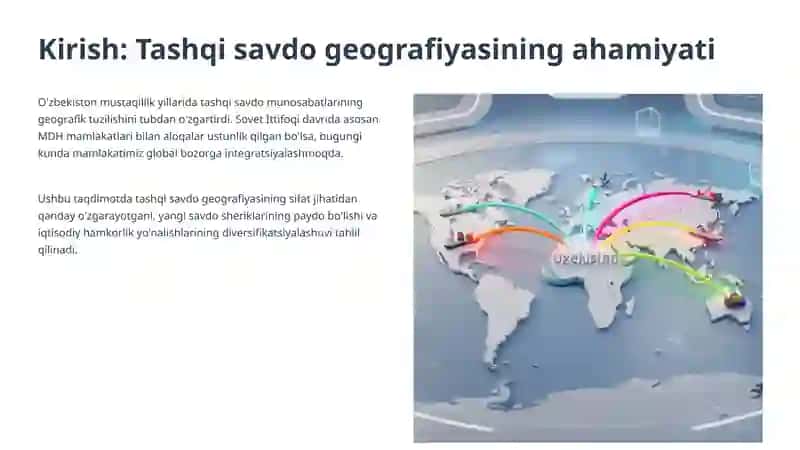 Tashqi savdo munosabatlari 2