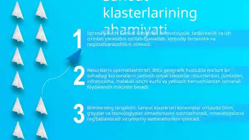 Sanoat Klasterlari Ahamiyati 2
