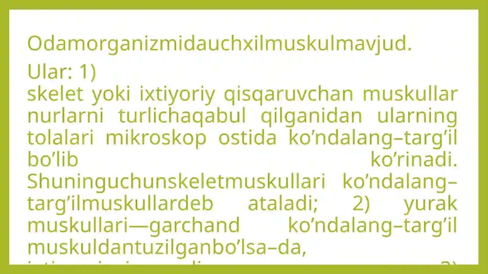 Chaynov muskullari 2