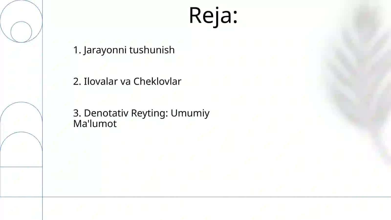 Denotativ ma'nolarda darajalanish 2