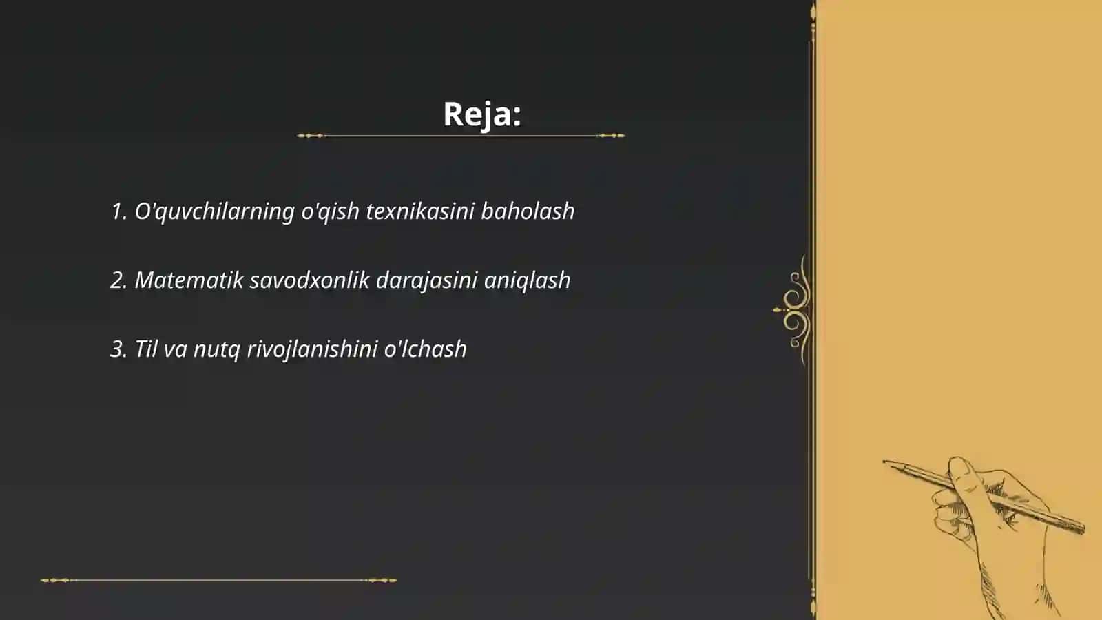 Boshlang'ich ta'limda o'quvchilarning bilim ko'nikma va malakalarini tashxis etish 2