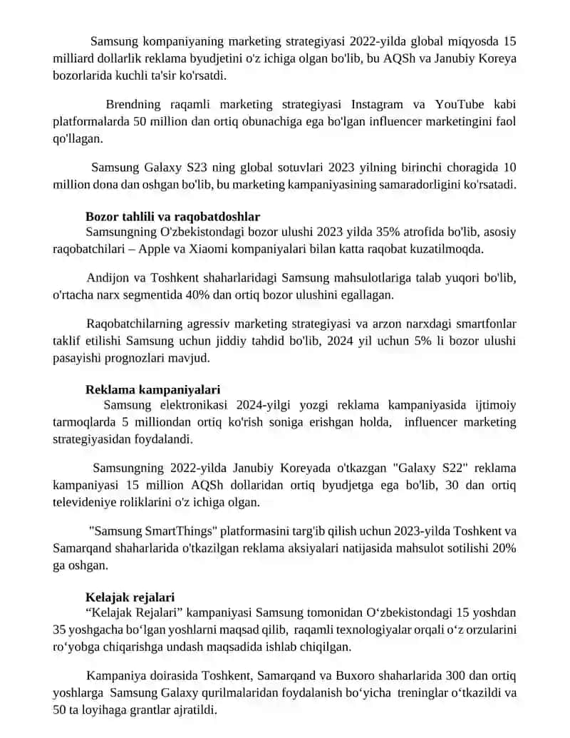 Samsung brendi kampaniyasi 2