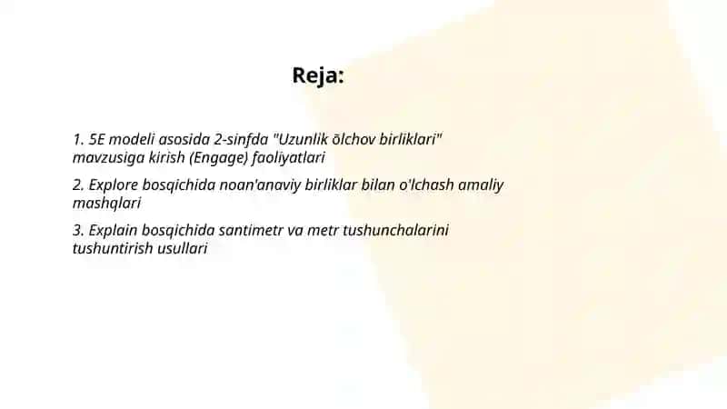 Uzunlik ōlchov birliklari 2