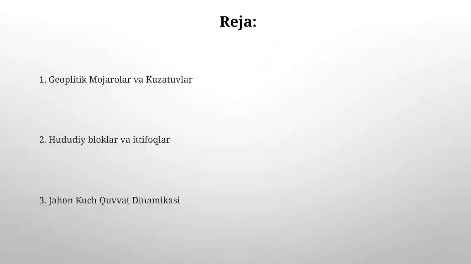 Dunyoning Siyosiy kartasi 2
