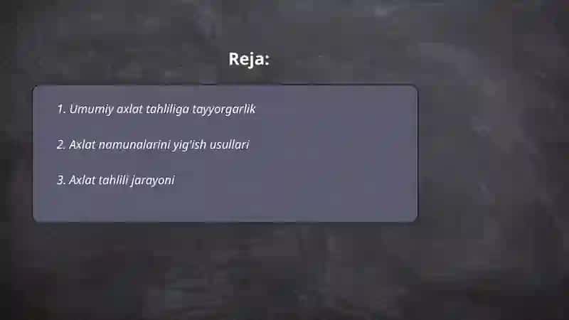 Umumiy ahlat tahlilini interpretatsiyasi 2