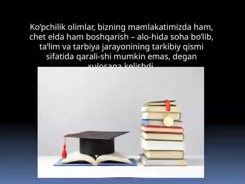 Ta'lim tizimining ilmiy uslubi ta'minoti 2