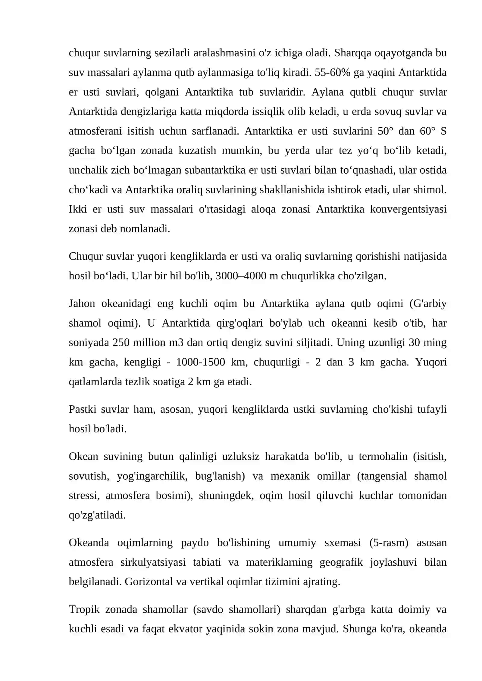 DUNYo OKEAN SUVLARINING VERTİKAL TUZILISHI 2