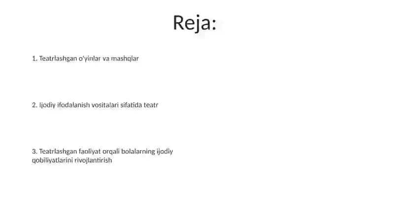 Improvizatsiya mashqlari 2