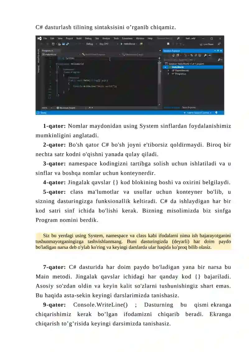 Algoritm tushunchasi 2