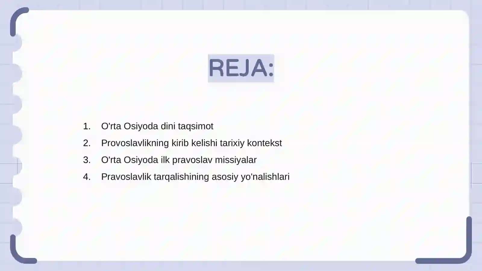 O'rta Osiyoga provoslavlikning kirib kelishi 2
