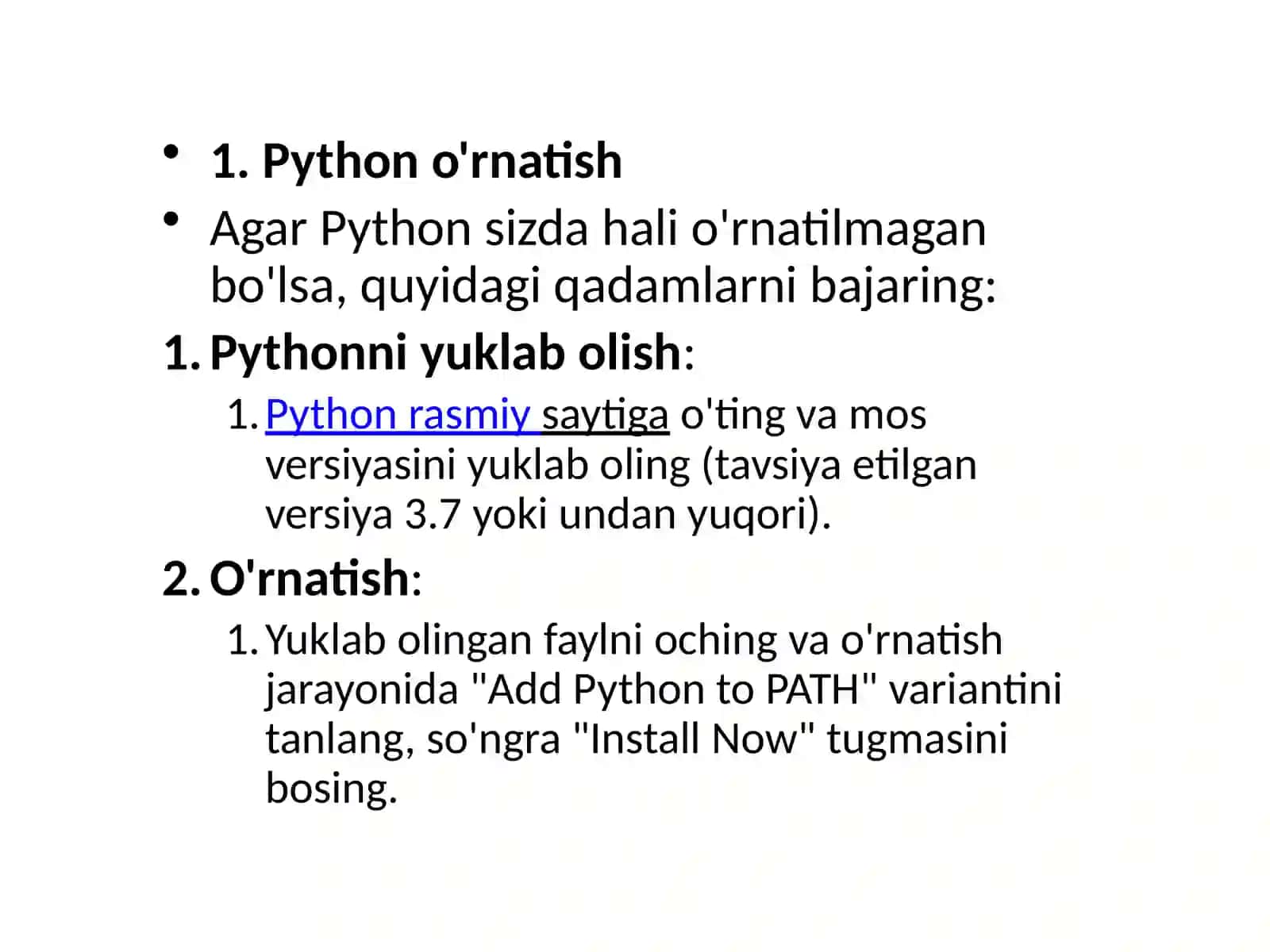 Kompyuterni ko'rish bilan ishlashni boshlash 2