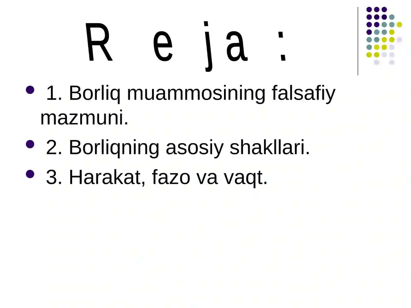 Borliq falsafasi va anatomiya 2