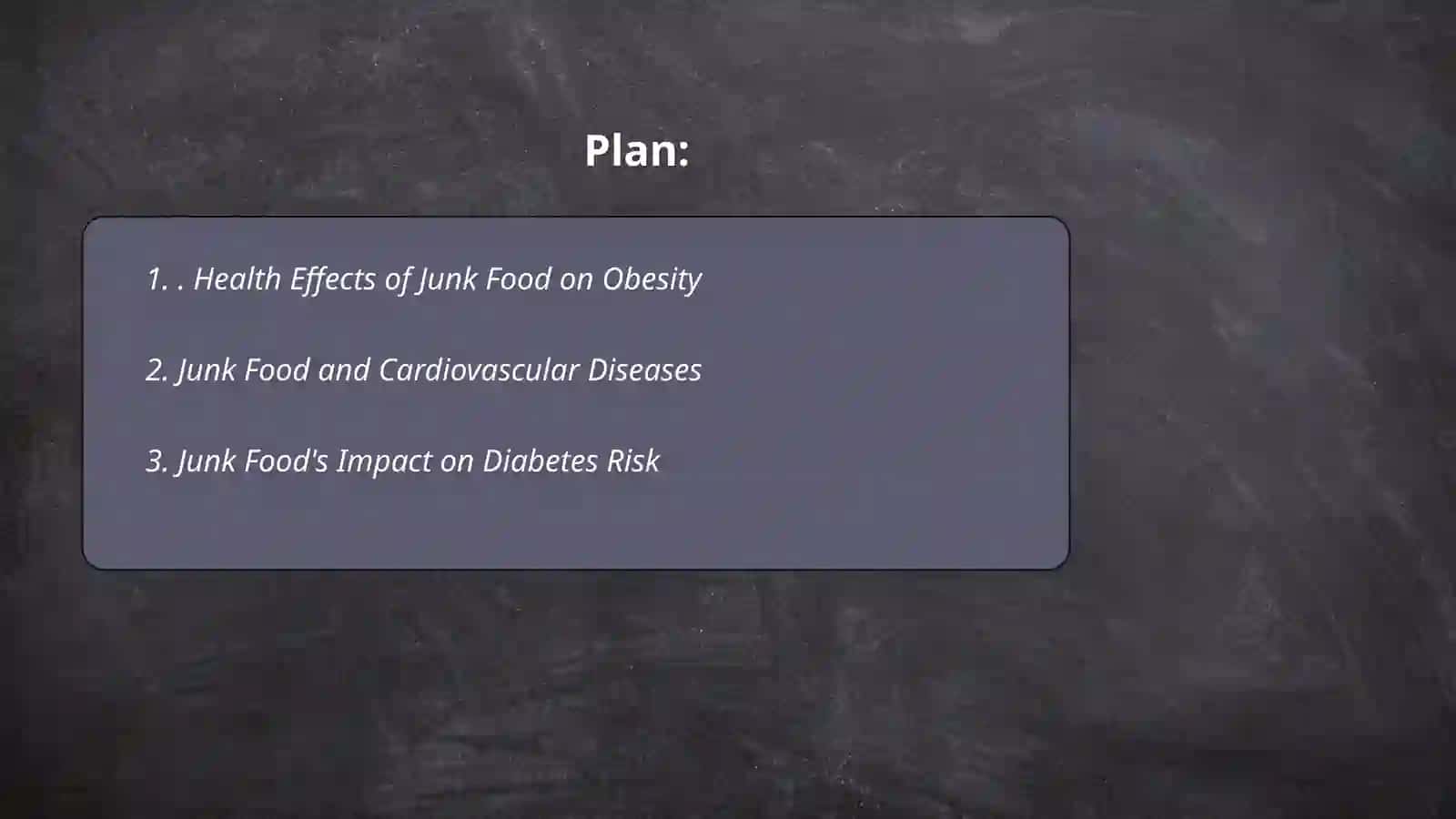 Impacts of junk food 2