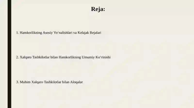 Oʻzbekistonning BMT bilan hamkorligi 2