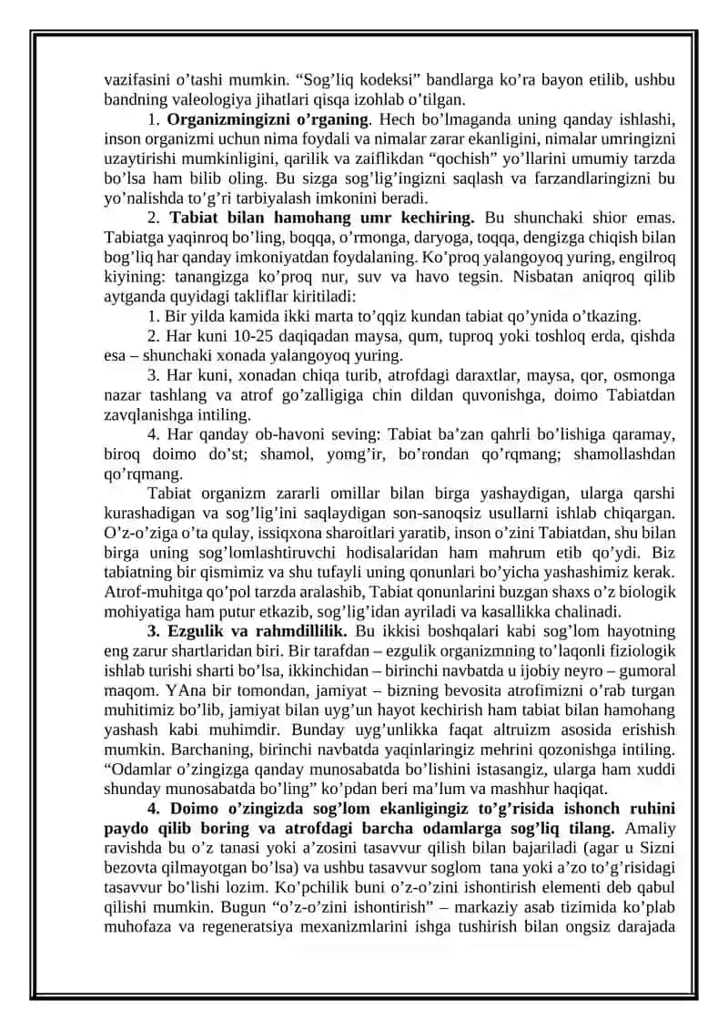 Salomatlik va kasallik 2