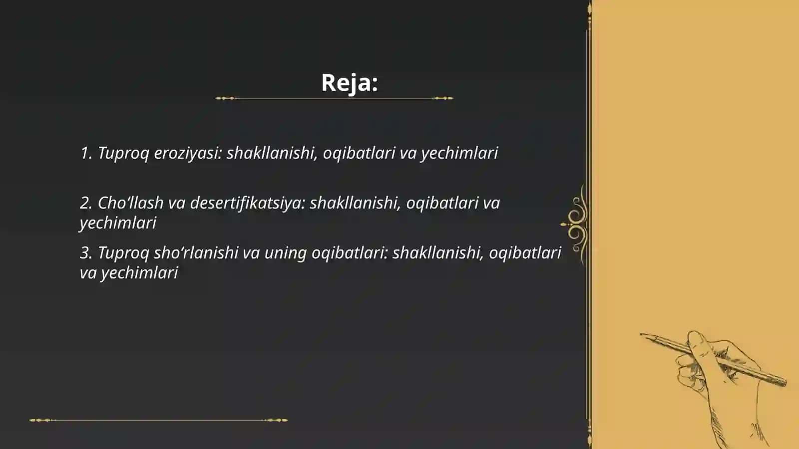 geoekologik muammolarining shakllanishi 2