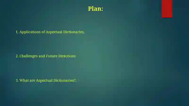 Aspectual Dictionaries 2