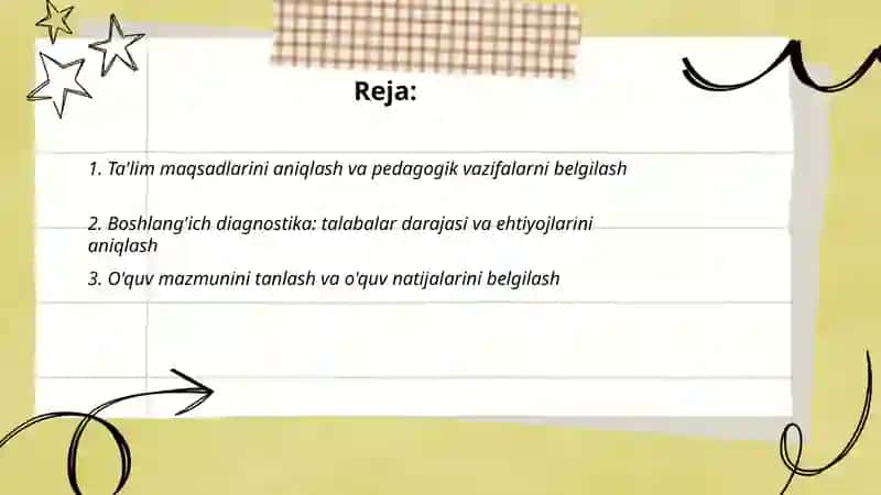 Yaxlit pedagogik jarayon bosqichlari 2
