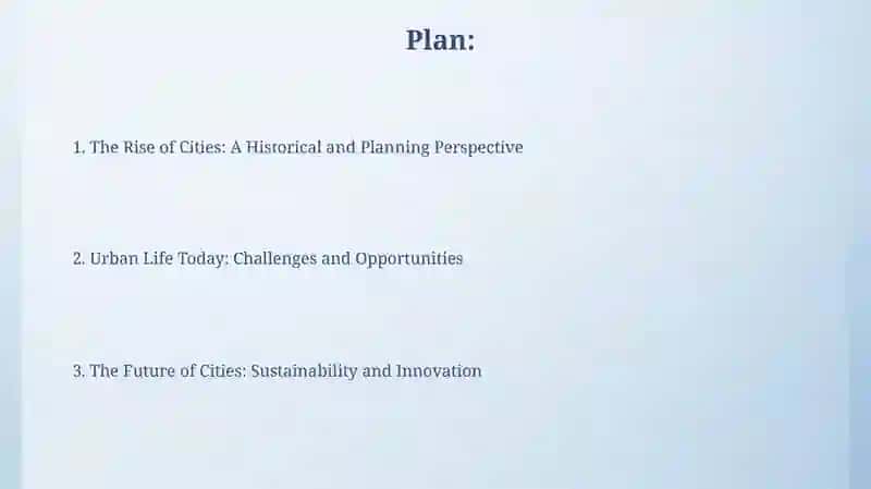 The Rise of Cities: A Historical and Planning Perspective 2