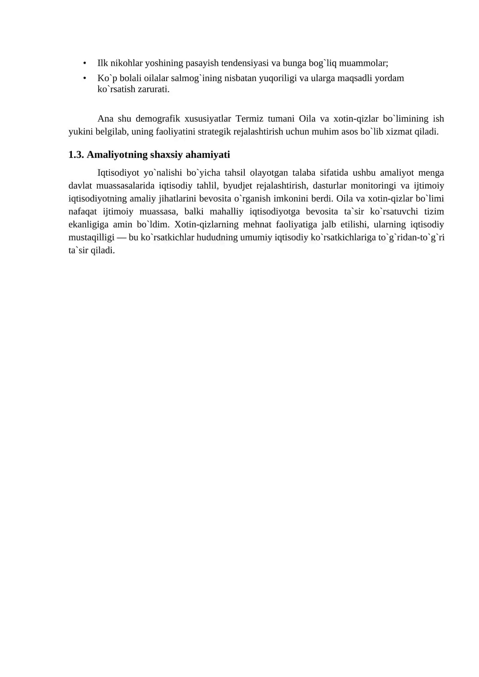 MALAKAVIY AMALIYOT HISOBOTIGA QO`SHIMCHA MA`LUMOTLAR 2