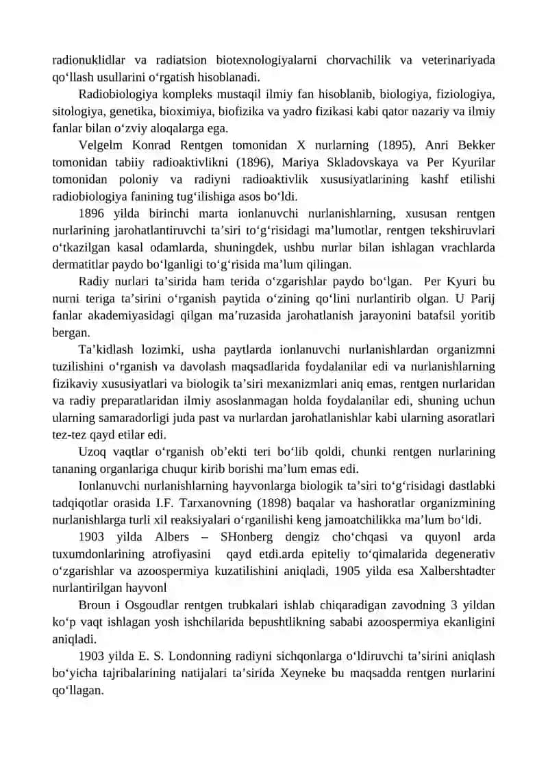 Radiobiologiya maruzalar matni 2