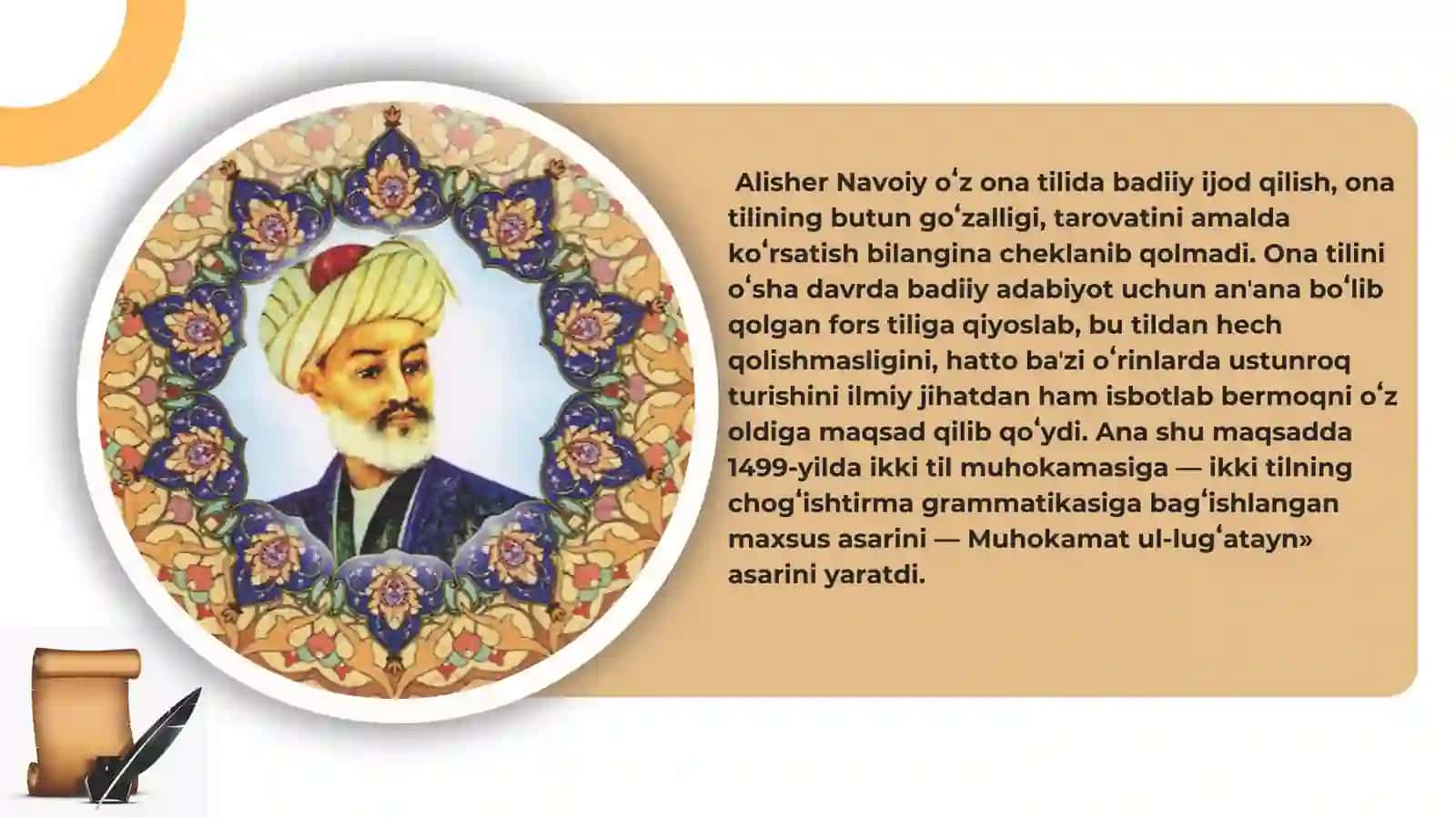Alisher Navoiy — chogʻishtirma tilshunoslik 2