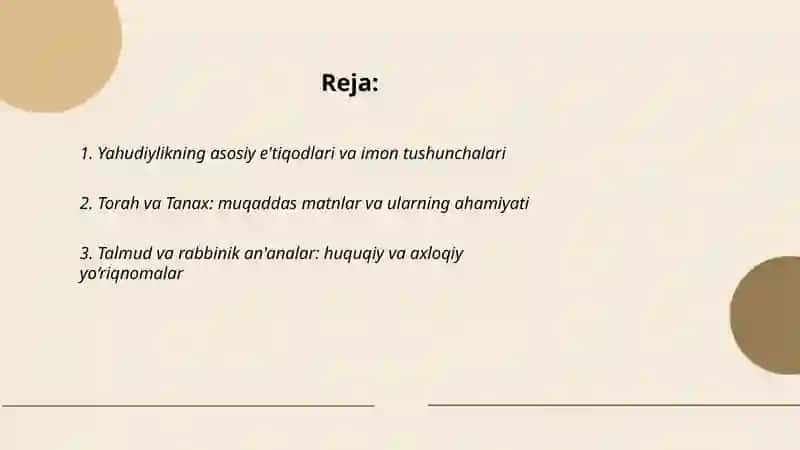 Yahudiylik ta'limati, da'stur ham ma'resimleri 2