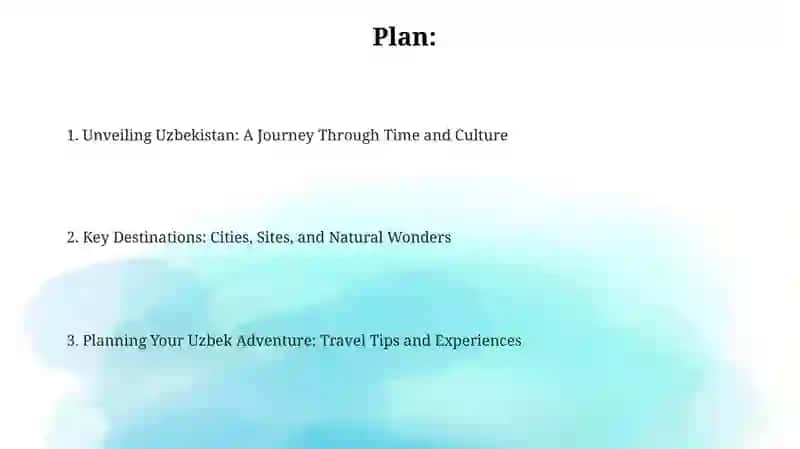 Unveiling Uzbekistan: A Journey Through Time and Culture 2