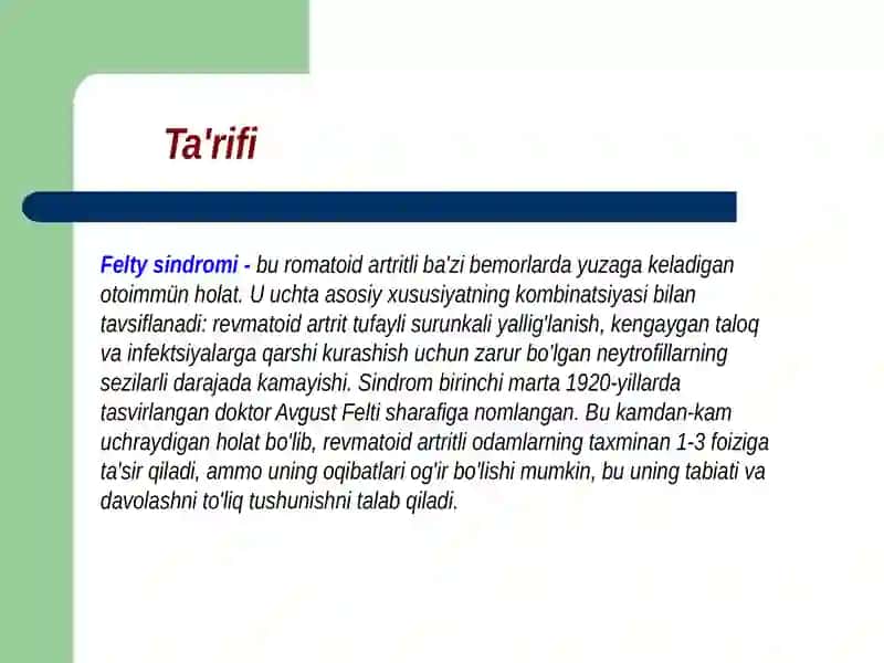 Feltisindromi 2