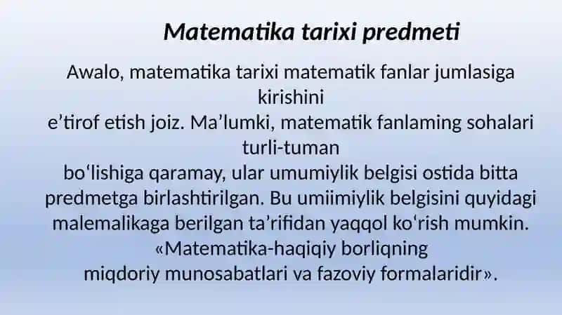 Rim saltanati davrida algebra va sonlar nazaryasi 2
