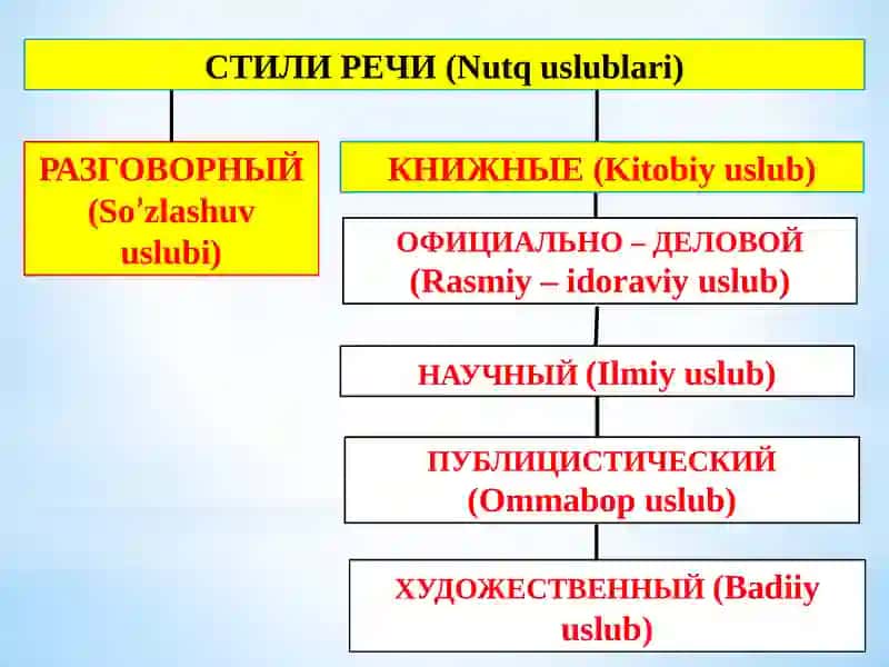 Функциональность стилей речи 2