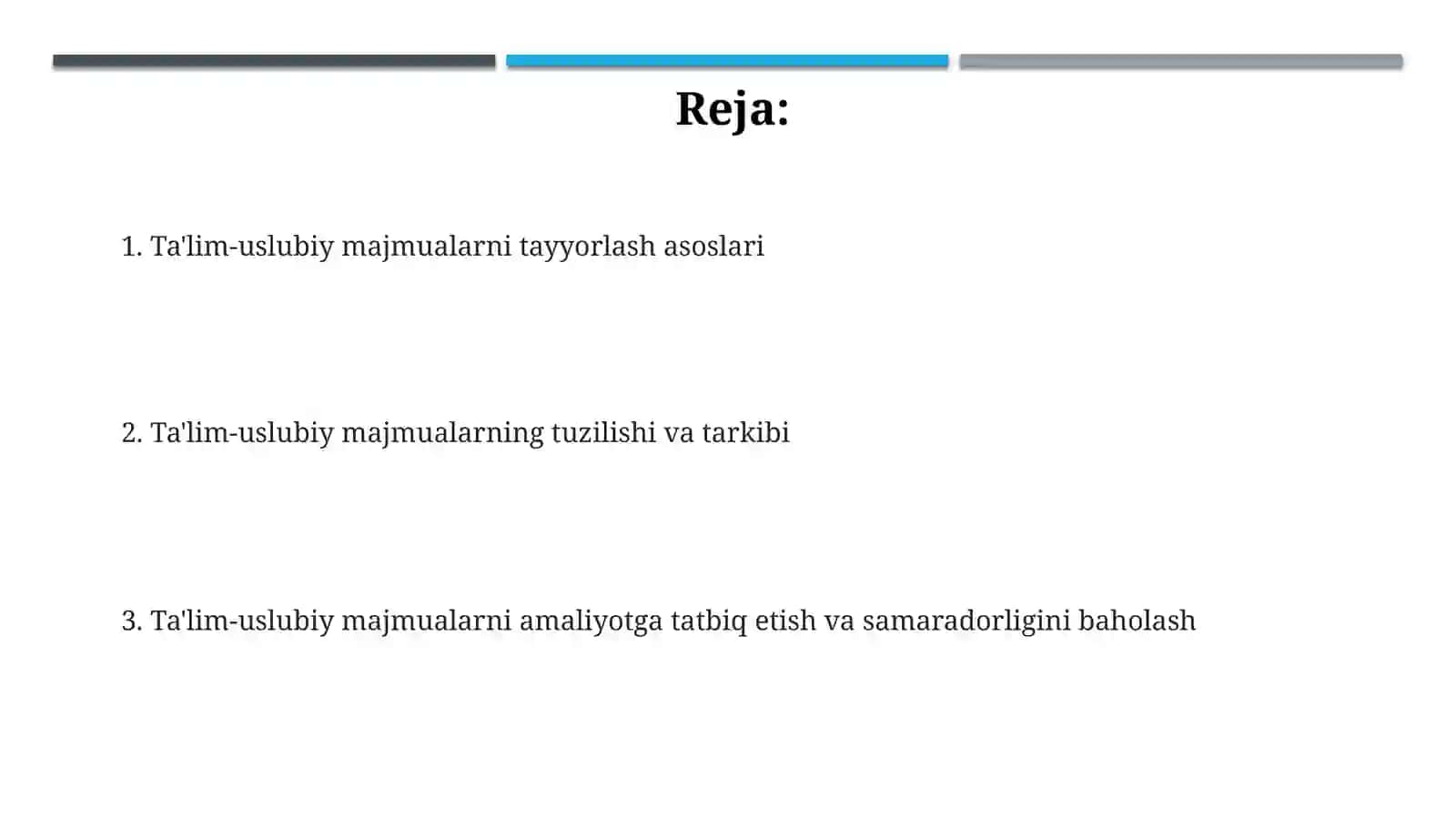 Ta'lim-uslubiy majmualar 2