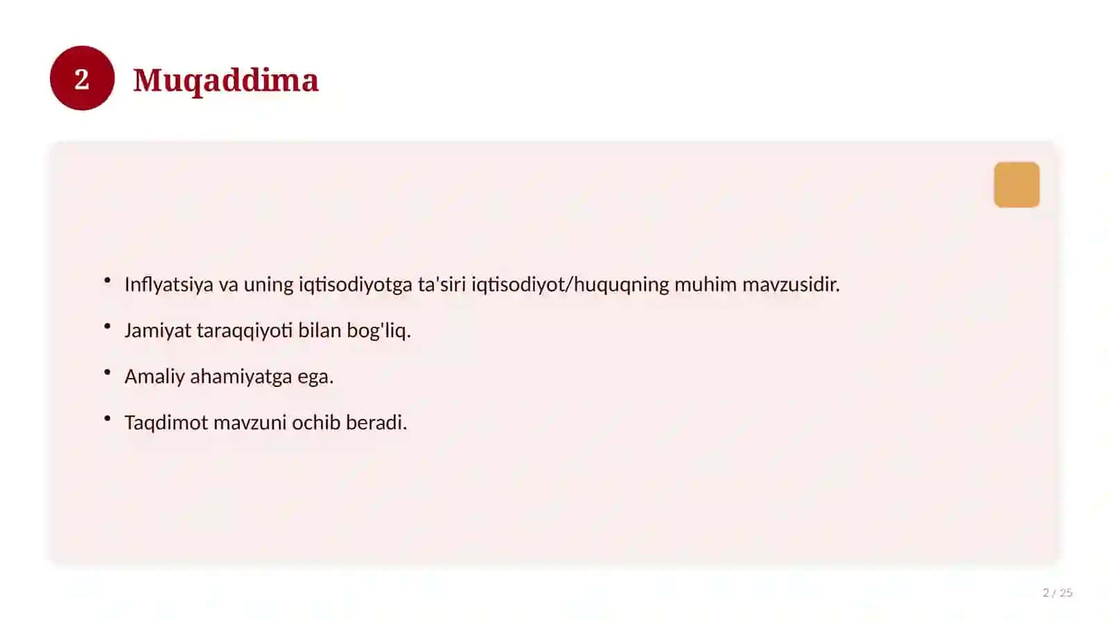 Inflyatsiya va uning iqtisodiyotga ta'siri 2