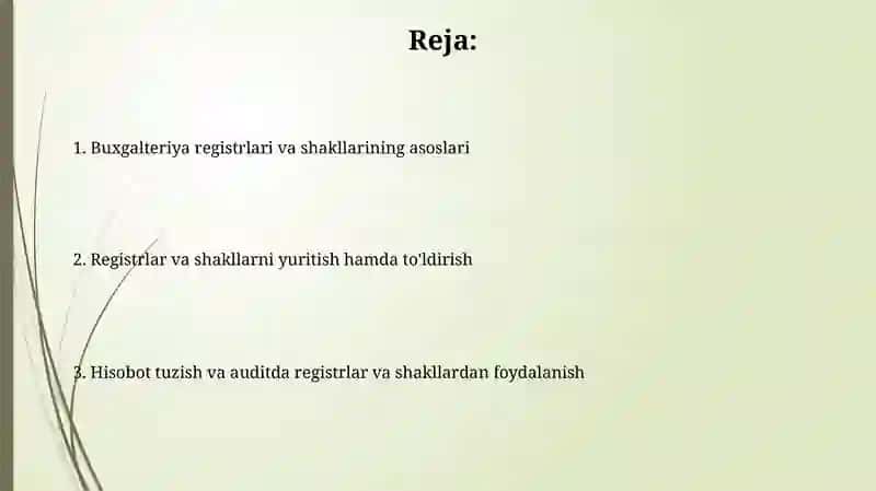Buxgalteriya hisobining registrlarivashakllari 2