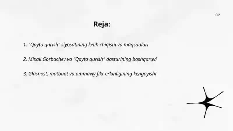 Qayta qurish siyosati 2