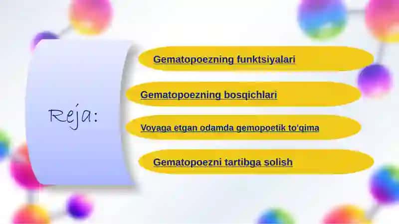 Gemotsitopoez jarayonining neyragumaral boshqariluvi 2