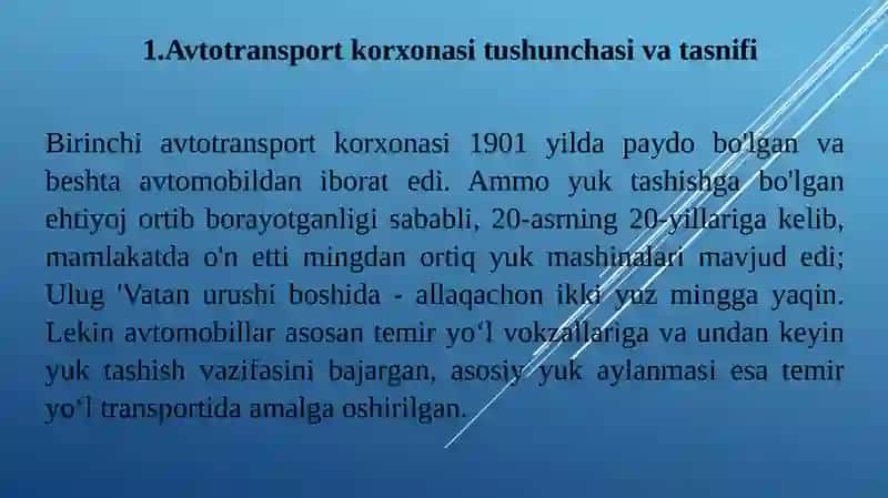 Avtotransport korxonalari 2