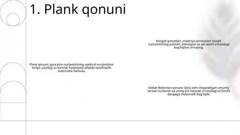 Stefan-Boltzman qonuni 2