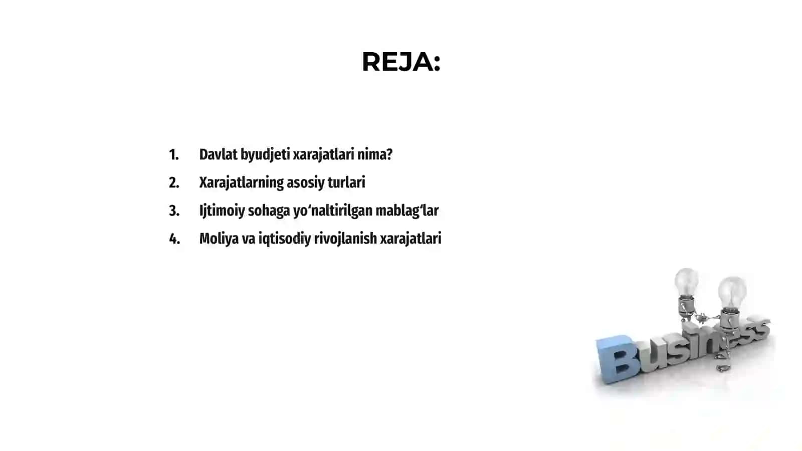 Davlat byudjeti xarajatlari 2