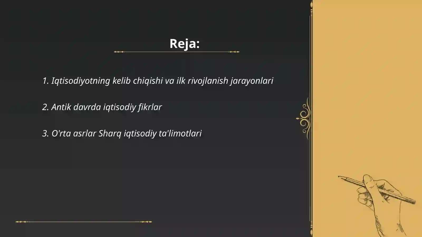 Iqtisodiyot taʼlimotlar tarixi va mohiyati 2