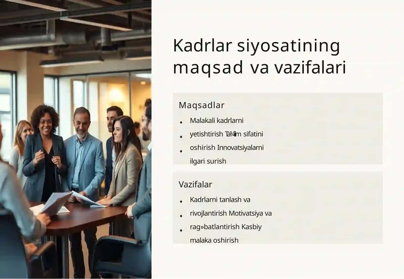 Oliy ta‘ lim tizimida kadrlar siyosati 2