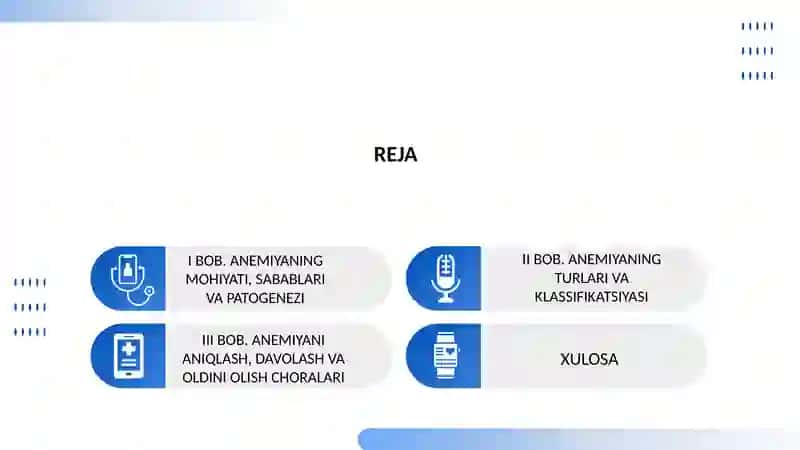 Norboyeva Madinaning Odam va hayvon fiziologiyasi fanidan "Animiya va uning turlari" 2