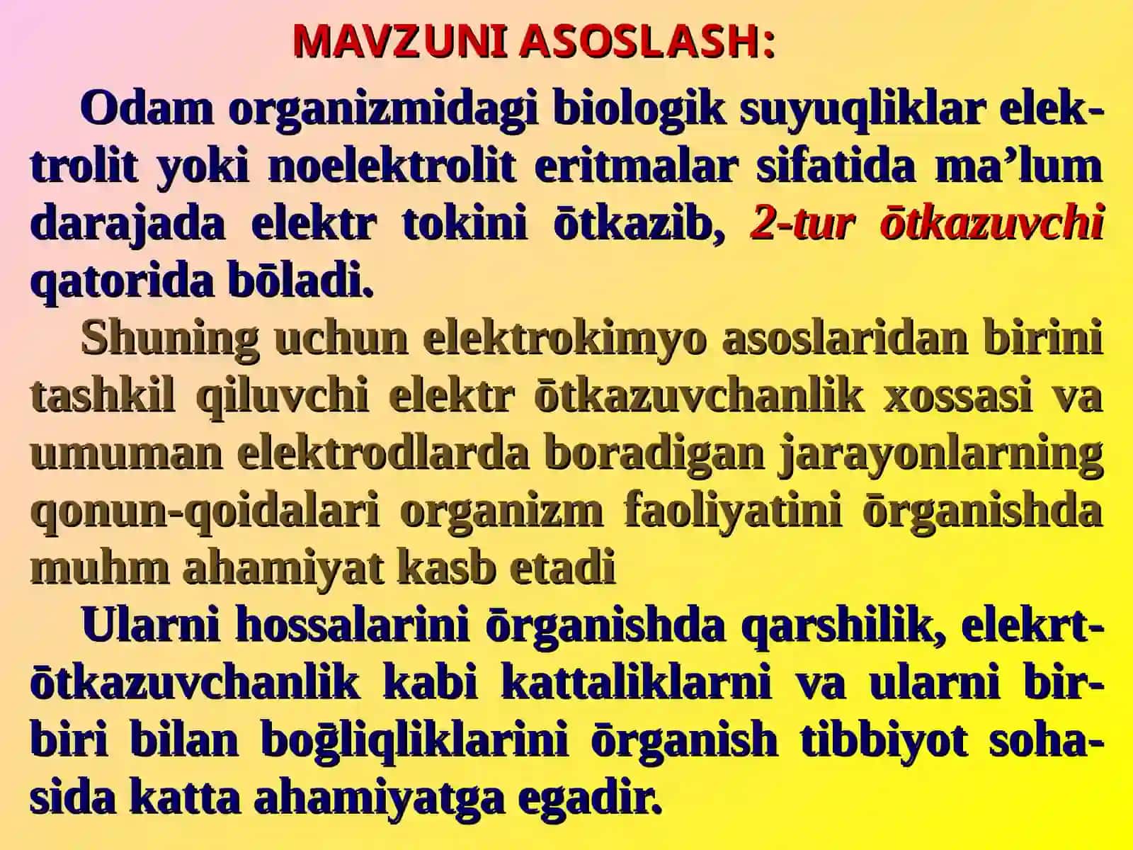 Elektrokimyo asoslari 2