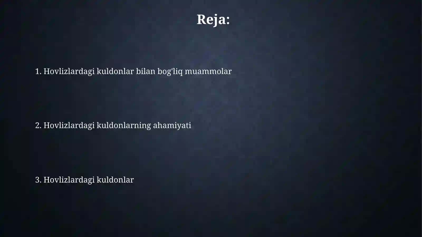 Issig'lik taminotidagi kul tutgichlar 2