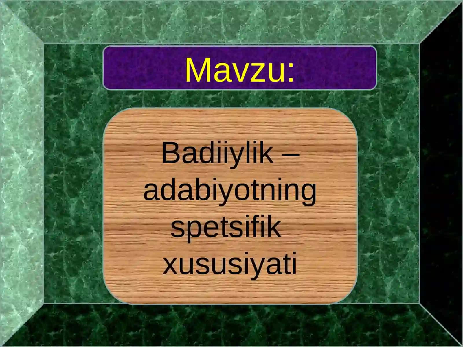 Adabiyotshunoslik nazariyasi 2