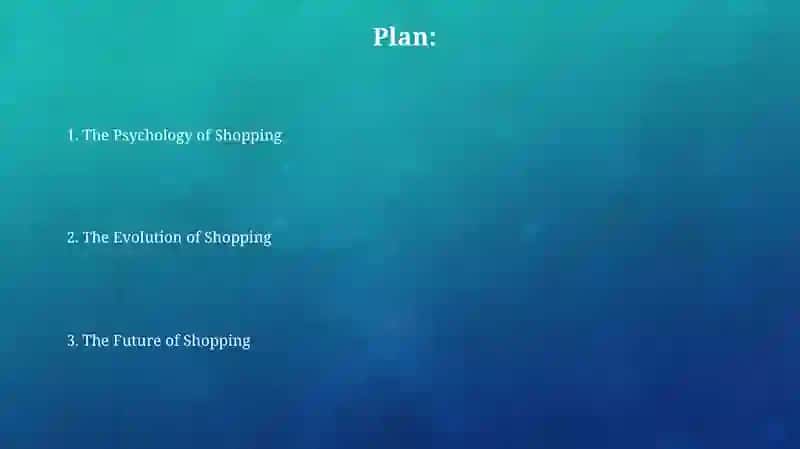 The Psychology of Shopping 2