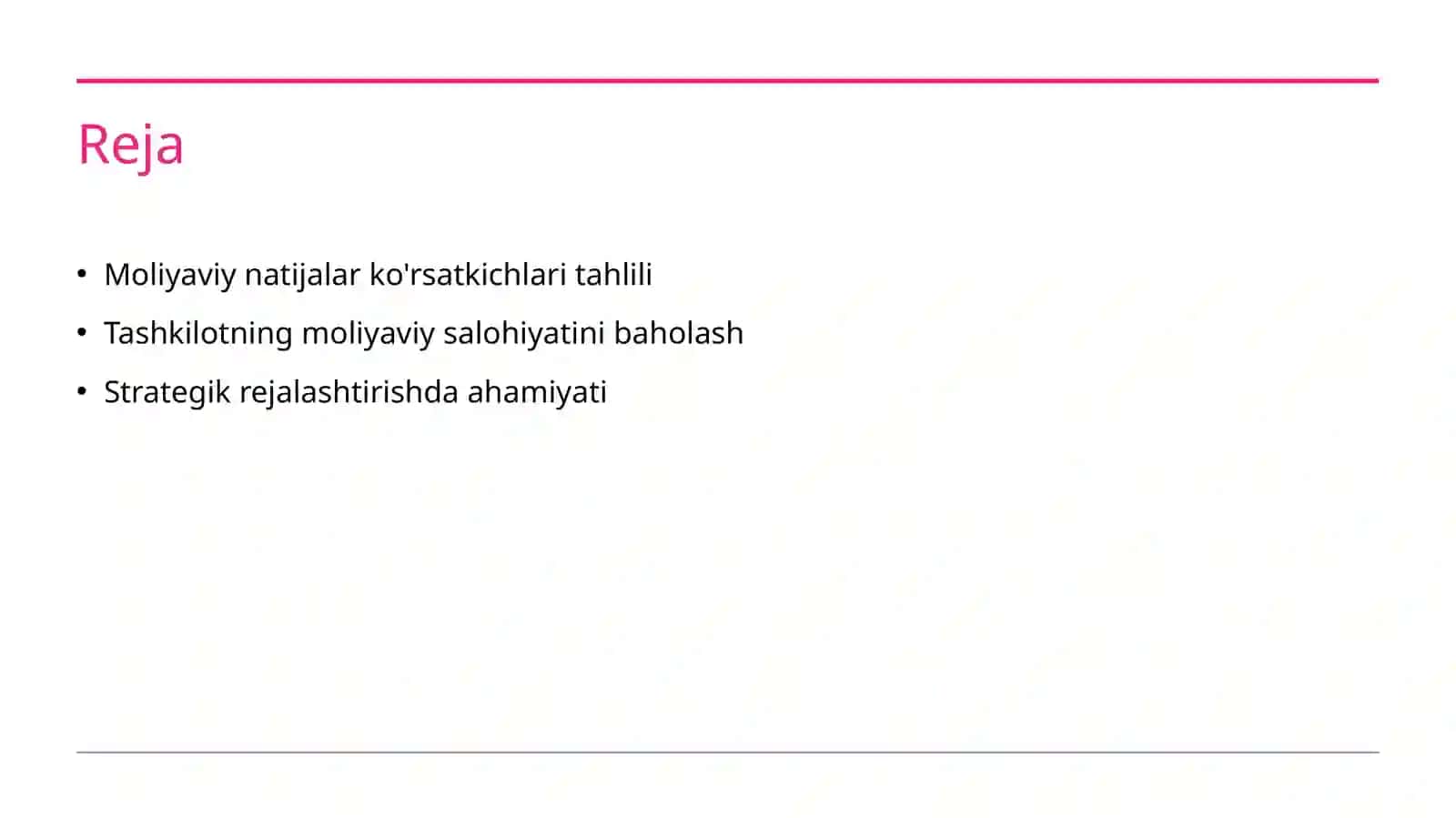 Moliyaviy natijalar koʻrsatkichlari 2