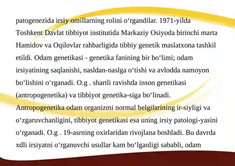 Irsiyat va genetika 2