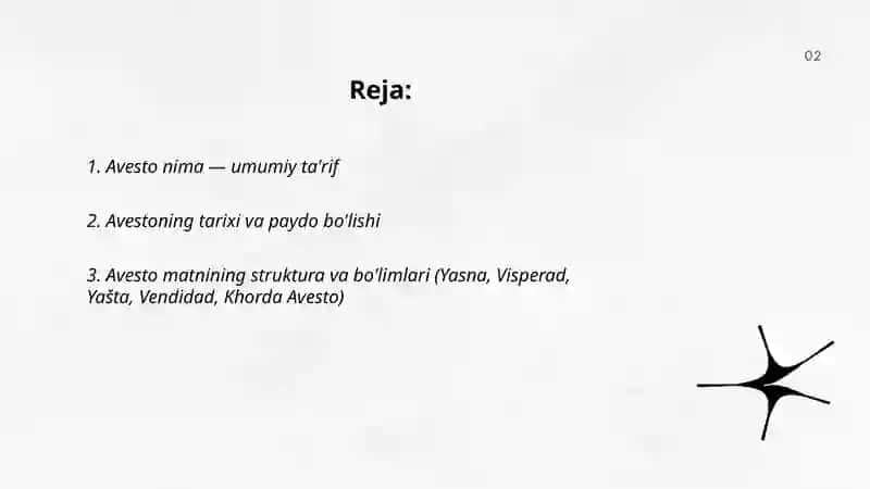 Avesto haqida ma'lumot olish va uni o'rganish 2